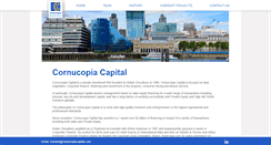 Desktop Screenshot of cornucopiacapital.com